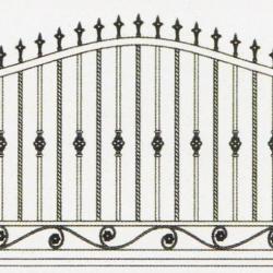 Wrought Iron Railing (Normal) 009