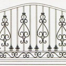 Wrought Iron Railing (Normal) 011