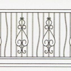 Wrought Iron Railing (Normal) 015