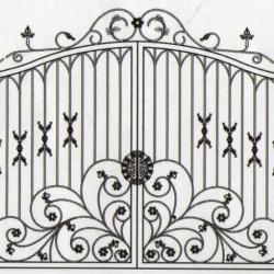 WG 001 Wrought Iron Main Gate