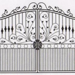 WG 003 Wrought Iron Main Gate