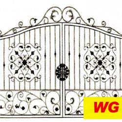 WG 004 Wrought Iron Main Gate