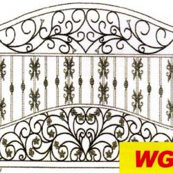 WG 005 Wrought Iron Main Gate