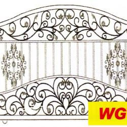 WG 006 Wrought Iron Main Gate