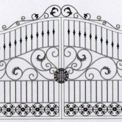 WG 007 Wrought Iron Main Gate