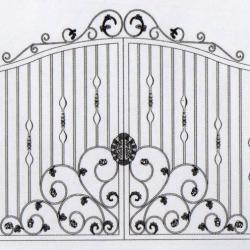 WG 008 Wrought Iron Main Gate