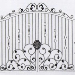 WG 008 Wrought Iron Main Gate