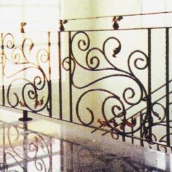 Wrought Iron Balcony Railing (Curve) 022