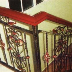 Wrought Iron Balcony Railing (Curve) 034