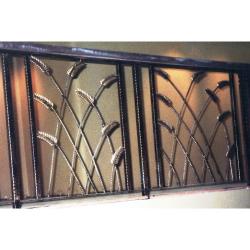 Wrought Iron Balcony Railing (Curve) 040