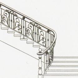 Wrought Iron (Staircase) 017