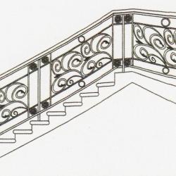 WR 020 Wrought Iron (Staircase)