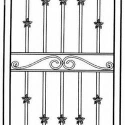 Wrought Iron (Door) 002