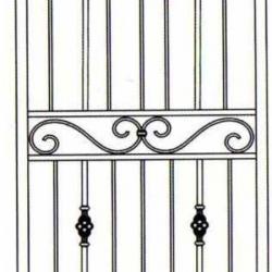 Wrought Iron (Window) 009