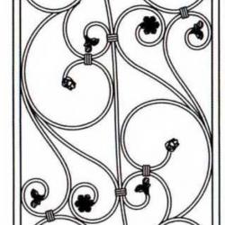 Wrought Iron (Door) 015