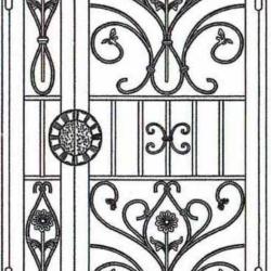 Wrought Iron (Window) 016