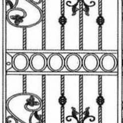 Wrought Iron (Window) 034