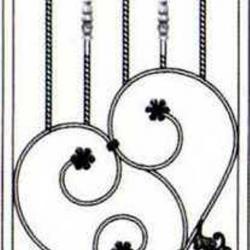 Wrought Iron (Door) 047